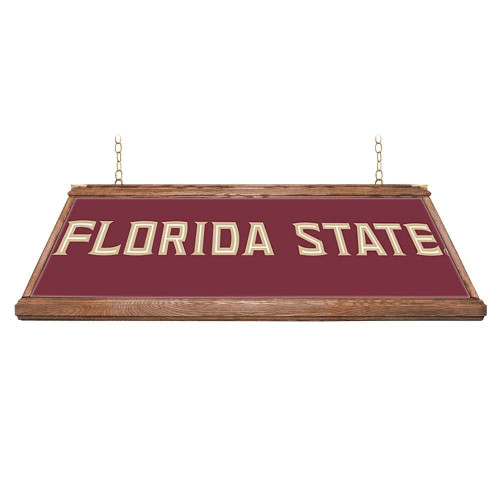 Florida, FL, St, State, Seminoles, Premium, Wood, Billiard, Pool, Table, Light, Lamp, NCFSSM-330-01, The Fan-Brand, 688187936338