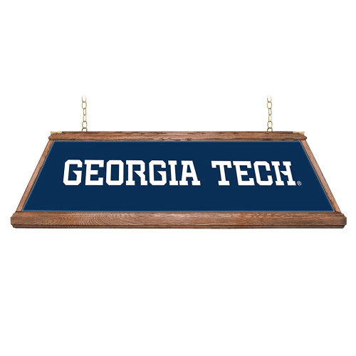 GA, Georgia, Tech, Yellow, Jackets, Premium, Wood, Billiard, Pool, Table, Light, Lamp, NCGTYJ-330-01, The Fan-Brand, 688187935959