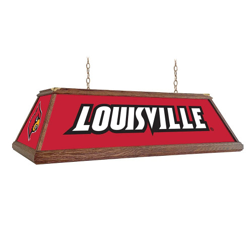 Louisville, Cardinals, Premium, Wood, Billiard, Pool, Table, Light, Lamp, NCLOUS-330-01A, NCLOUS-330-01B, The Fan-Brand, 687747755853