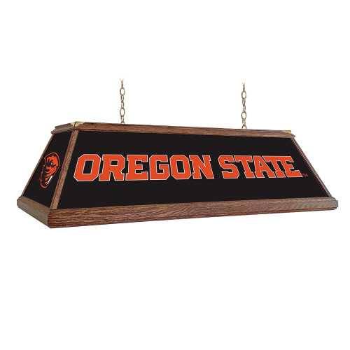 Oregon, State, Beavers, Premium, Wood, Billiard, Pool, Table, Light, Lamp, NCORST-330-01A, NCORST-330-01B, The Fan-Brand, 688099296902