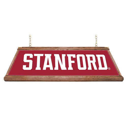 Stanford: Premium Wood Red Pool Table Light