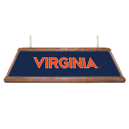 Virginia Cavaliers: Premium Wood Pool Table Light