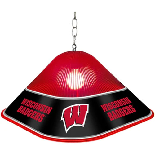 Wisconsin Badgers: Cardinal/Black Game Table Light