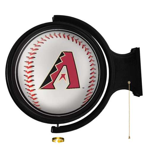 Arizona, ARI, AZ, Diamondbacks, Baseball, Original, Round, Rotating, Lighted, Wall, Sign, MBARIZ-115-31, The Fan-Brand, MLB, 704384950028
