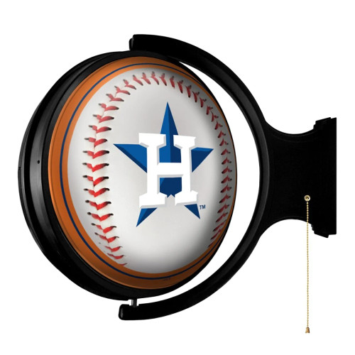 HOU, Houston, Astros, Baseball, Original, Round, Rotating, Lighted, Wall, Sign, MBHOUS-115-31B, The Fan-Brand, MLB, 704384952077