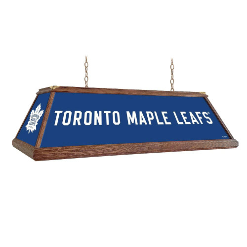 Toronto, TOR, Maple, Leafs, Premium Wood, 4-ft, Florescent, Wooden, Pool, Billiard, Table, Light, lamp, NHL, The Fan-Brand, 686878994131