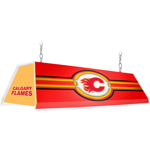 NHCALG-320-01, Calgary, Flames, NHL, Edge Glow, Billiard, Pool, Table, Light, Lamp, The Fan-Brand, Florescent, 687181909423