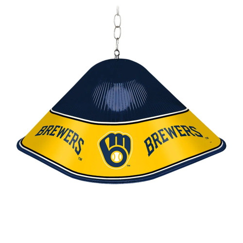 MBBREWERS-410-01A, MIL, Milwaukee, Brewers, Blue/Red  Game  Table  Light  Lamp, MLB, 704384966067