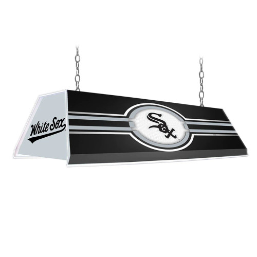 MBWHITE SOX-320-01A, Chicago, Chi, White, Sox, CHIC, Whitesox, Edge Glow, Billiard, Pool, Table, Light, Lamo, "A" Version, MLB, The Fan-Brand, 704384967347