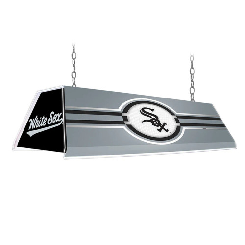 MBWHITE SOX-320-01B, Chicago, Chi, White, Sox, CHIC, Whitesox, Edge Glow, Billiard, Pool, Table, Light, Lamo, "B" Version, MLB, The Fan-Brand, 704384967354