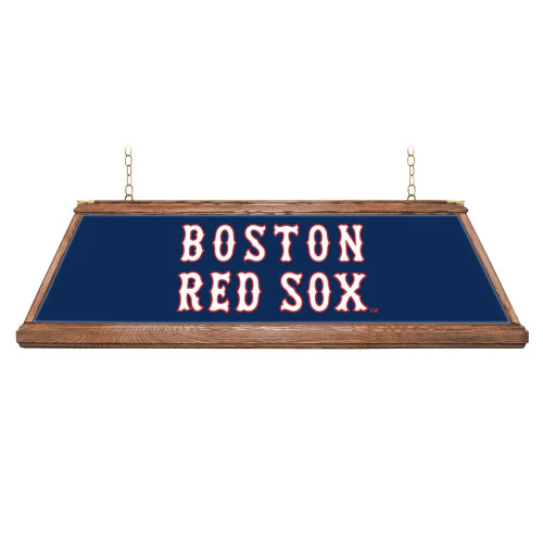 Boston Red Sox: Premium Wood Pool Table Light "B" Version