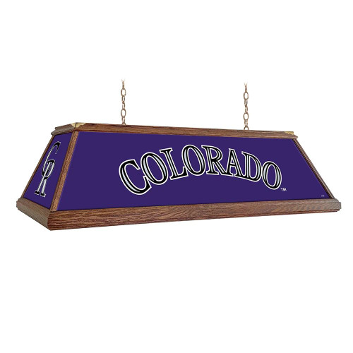 Colorado Rockies: Premium Wood Pool Table Light "B" Version