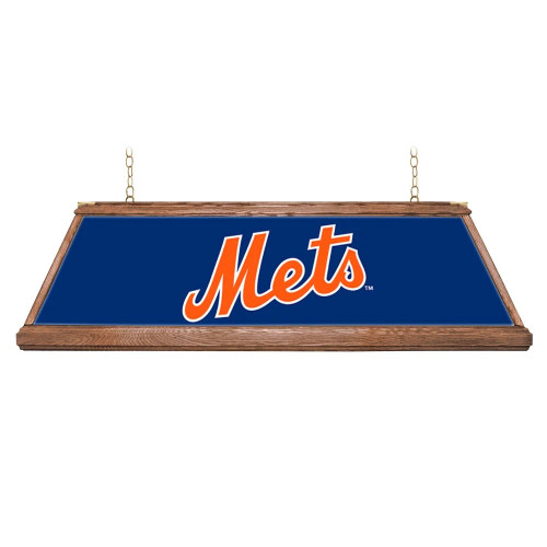 New York Mets: Premium Wood Pool Table Light "A" Version