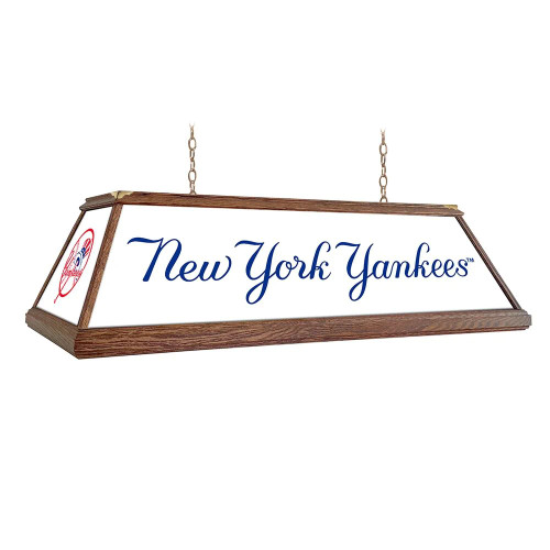 MBYANKEES-330-01B, New York, NY, NYY, Yanks, Yankees, Premium, Wood, Billiard, Pool, Table, Light, Lamp, MLB, The Fan-Brand, "B" Version, 704384966197