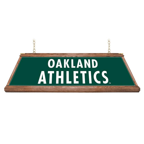 Oakland Athletics: Premium Wood Pool Table Light "A" Version