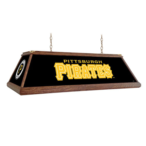 MBPIRATES-330-01A, PIT, Pittsburgh, Pirates, Premium, Wood, Billiard, Pool, Table, Light, Lamp, MLB, The Fan-Brand, "A" Version, 704384966333