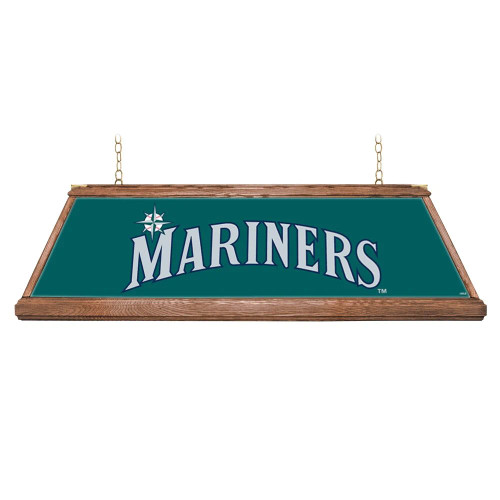 Seattle Mariners: Premium Wood Pool Table Light "B" Version