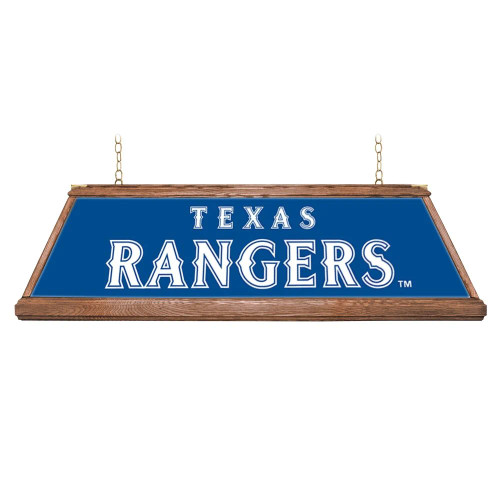 MBRANGERS-330-01A, TEX, Texas, Rangers, Premium, Wood, Billiard, Pool, Table, Light, Lamp, MLB, The Fan-Brand, "Blue" Version, 704384966678