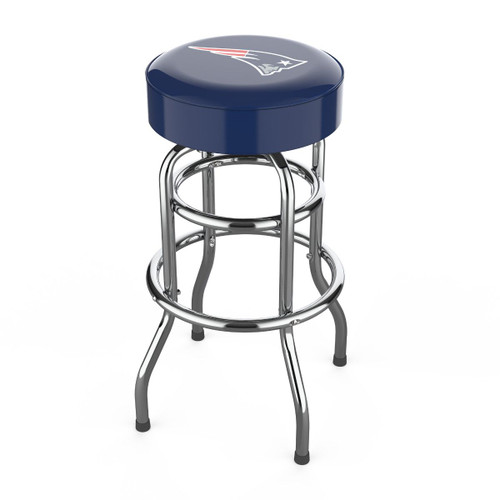 NE, Pats, Patriots, New, England, 30", Chrome, Bar, Stool, 680-1011, 26-1001, NFL, Imperial, 720801323954