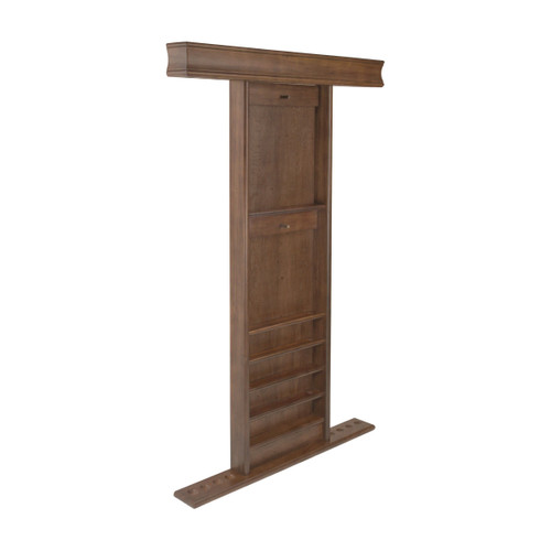 Imperial Deluxe Wall Cue Rack, Whiskey Finish