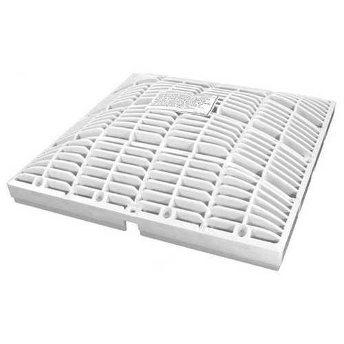 Waterway, 640-4740V, 640-4740 v, VGB, 12" x 12", White, Universal, swimming, Pool, Drain, Cover, Grate, 806105367693