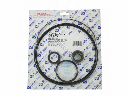 Super-Pro, Viton, Hayward, Super Pump, II, Repair, Seal, Kit, GO-KIT2V-9, Go-Kit2V, 601402193354