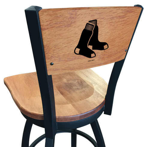 Boston Red, Sox, L038, Laser, Engraved, Wood, Back, Counter, Bar, Stool, 25", 30", 36", Maple, Wood, Seat, Holland Bar Stool,BOS, RS, MLB, Fan Cave, Man Cave, L03825BWMedMplAMLBBosMedMpl, 071235077181, L03830BWMedMplAMLBBosMedMpl, 071235084592, L03836BWMedMplAMLBBosMedMpl, 071235085322