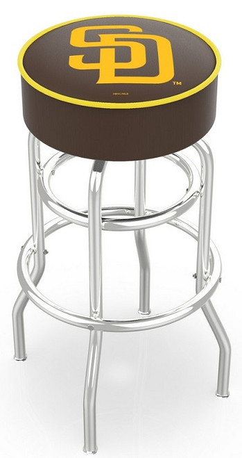 San Diego, Padres, L7C1, Chrome, Bar, Counter, swivel, Bar, Stool, Holland Bar Stool, MLB, Man, Fan, Cave, L7C125MLBSDP, 071235018832, L7C130MLBSDP, 071235019167, SDP, SD, L7C1XXMLBSDP