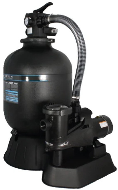 Carvin, Jacuzzi, 19", Laser, Shark Jet, Sand, Filter, System, 1.5HP, Pump, 110v, 112v, Above, ground, swimming, pool, 94084673, L192C-7-S15SH5-6