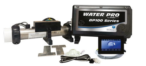 Water Pro, BP100, Retro-Fit, Spa, Control, Pack, 5.5kW, Remote, Heater, SpaTouch3, Panel, 50-BP1-ST3-55-R, HydroQuip, Topside