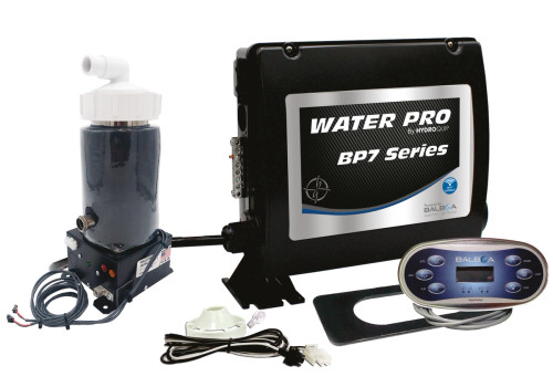 Water Pro, BP7, Retro-Fit, Spa, Control, 4.0kW, Low-Flow, Heater, TP600, Panel, 50-BP7-600-40-C, 731997706605, Balboa, HydroQuip, Pack, Topside