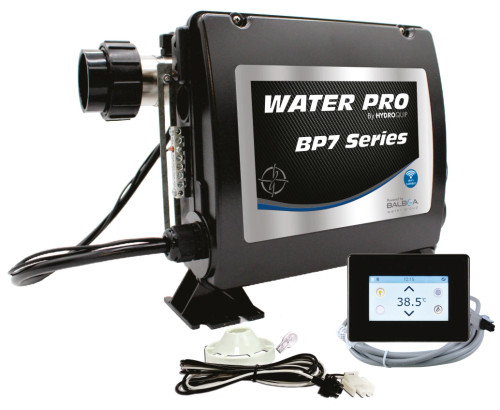Water Pro, BP7, Retro-Fit, Spa, Control, Pack, 4.0kW, Slide, Heater, SpaTouch2, Panel, 50-BP7-SS-40-S, Topside, HydroQuip, Balboa