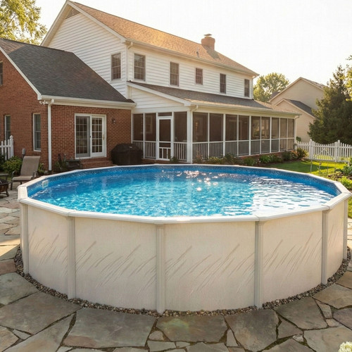 Pretium 52" Pool Frame, Liner and Skimmer, 10 Sizes Available, FREE SHIPPING