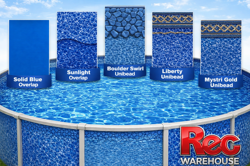 Solid Blue, Overlap, Liner,  Above Ground, Swimming Pool, 48, 52, Sidewall, inch, replacement, swimline,  803354747405, 723815145314, 723815440334, 723815032096, 723815568267, 685984926241, 723815147141, 723815139504, Unibead