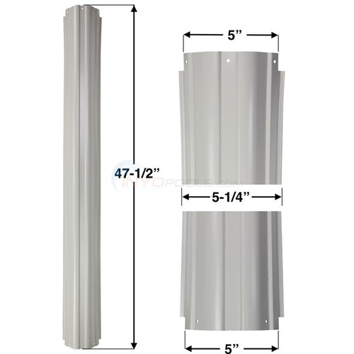 UR1000, Wilbar, Esprit, Trendium, Sand, Upright, Vertical, 48", 47-1/2", Steel, Urbania, Above, ground, pools