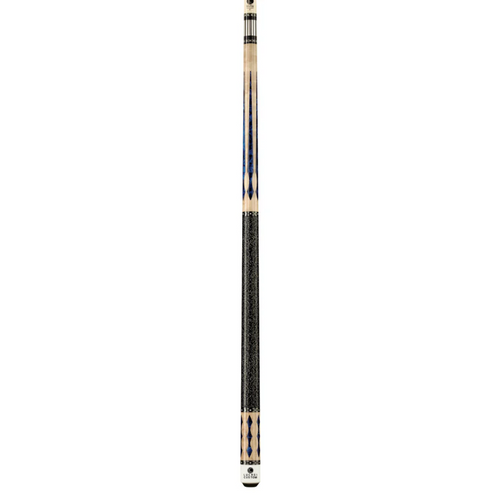 Lucasi Custom Birdseye Maple Blue Luster Pool Cue – Linen Wrap, Low Deflection Shaft