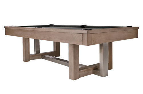 American Heritage Abbey 8' Slate Pool Table in Antique Grey