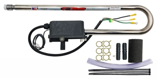 Caldera Spa 77685, 4.0kW Trombone Replacement Low Flow Heater 26-77685-K - Straight View