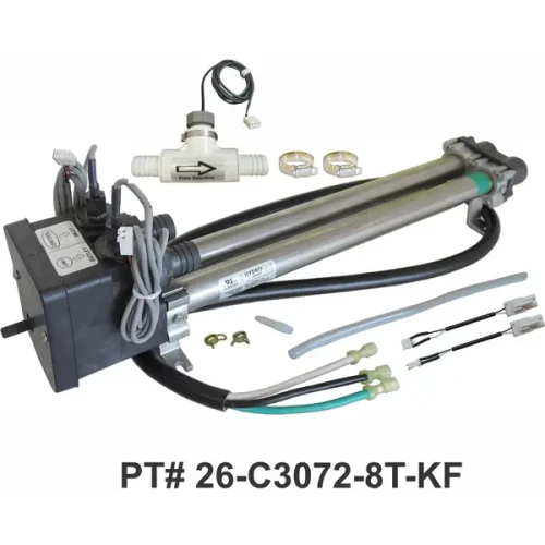 Watkins Double Barrel 3072, 6.0kW Low Flow Heater Assembly 26-C3072-8T-KF - Angle View
