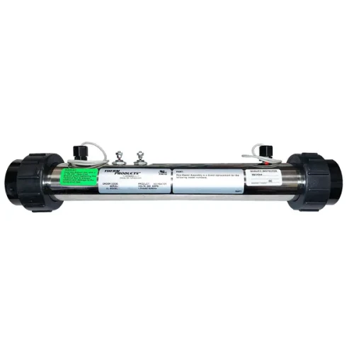 HydroQuip 0540, 2.0kW Dual Sensor Flo-Thru Heater Assembly 26-0540-2S-KS - Front view
