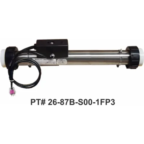 Gecko Slide 6000/7000 Series 87B-S00, 5.5kW Remote Heater Assembly 26-87B-S00-1FP3 - Front View