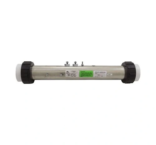 Gecko S-Class 0800, 4.0kW Titanium Flo-Thru Heater Assembly 26-0800-5T-K - Front View