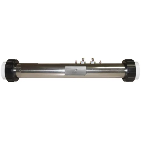 Gecko Water Pro Series 0071, 5.5kW Flo-Thru Heater Assembly 26-0071-7KSS-K - Front View