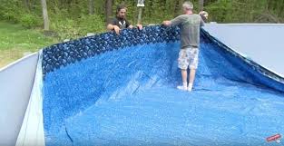 Image result for above ground liner install