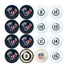 Houston Texans Billiard Ball Set SKU: 626-1034