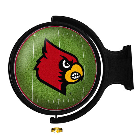 Louisville+Cardinals+The+Ville+12%22+Shield+Metal+Sign+University+