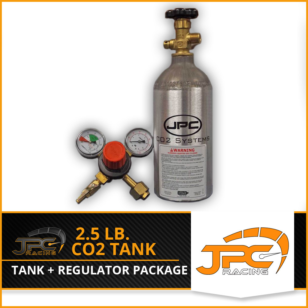 JPC- 2.5lbs CO2 Tank and Regulator Package