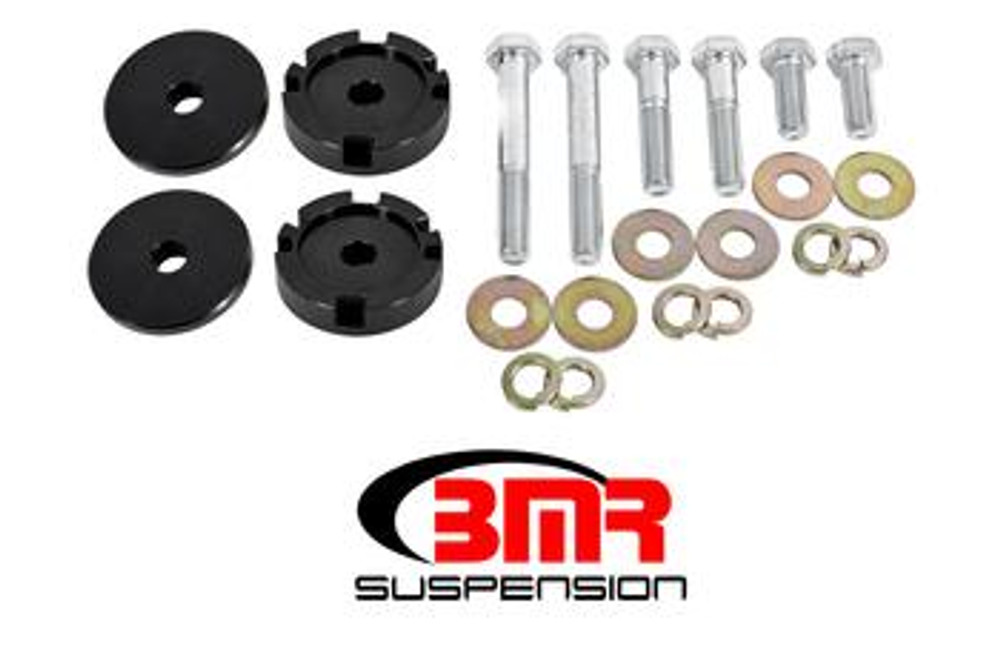 BMR- 2015-2017 Mustang Differential Bushing Lockout Kit, Billet Aluminum