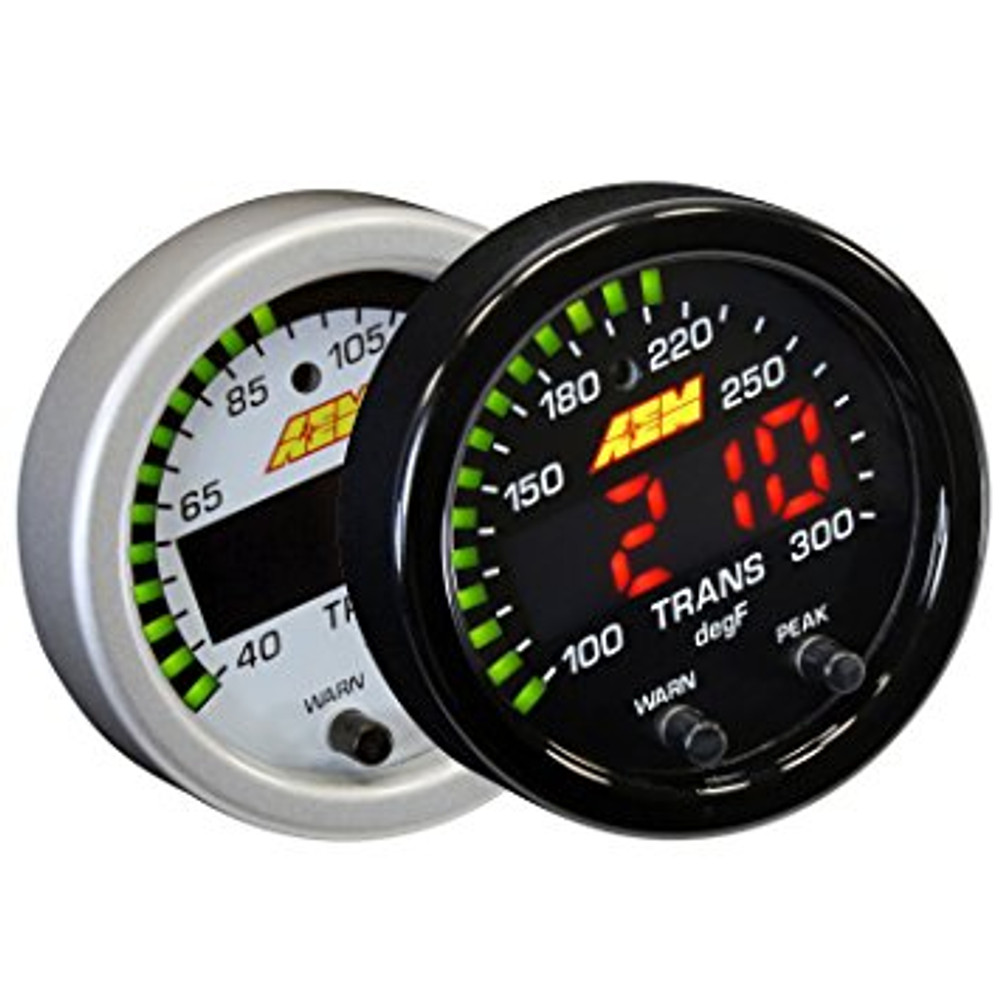 AEM- X-Series Gauge Oil/Trans/Water Temp 300F/150C