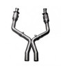 Kooks- 2005-2010 Mustang GT 2-1/2" SS CATTED X-PIPE